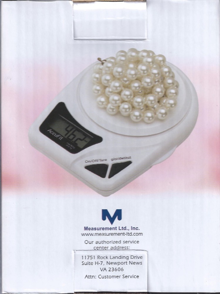 17 oz Compact Pocket/Travel Scale - AccuFit# MS-6290