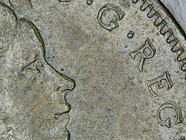 l969 Canadian Cent, double Obverse.