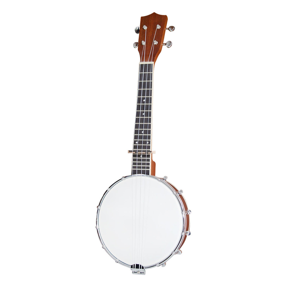 Customizable Plucked Stringed Instrument Professional 4-String Banjo