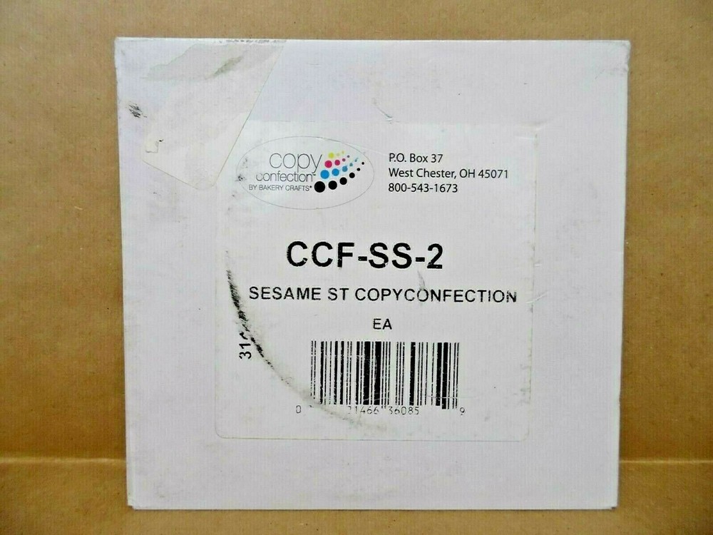 Copy Confection Cake Image Bakery Software SESAME STREET CCF-SS-2