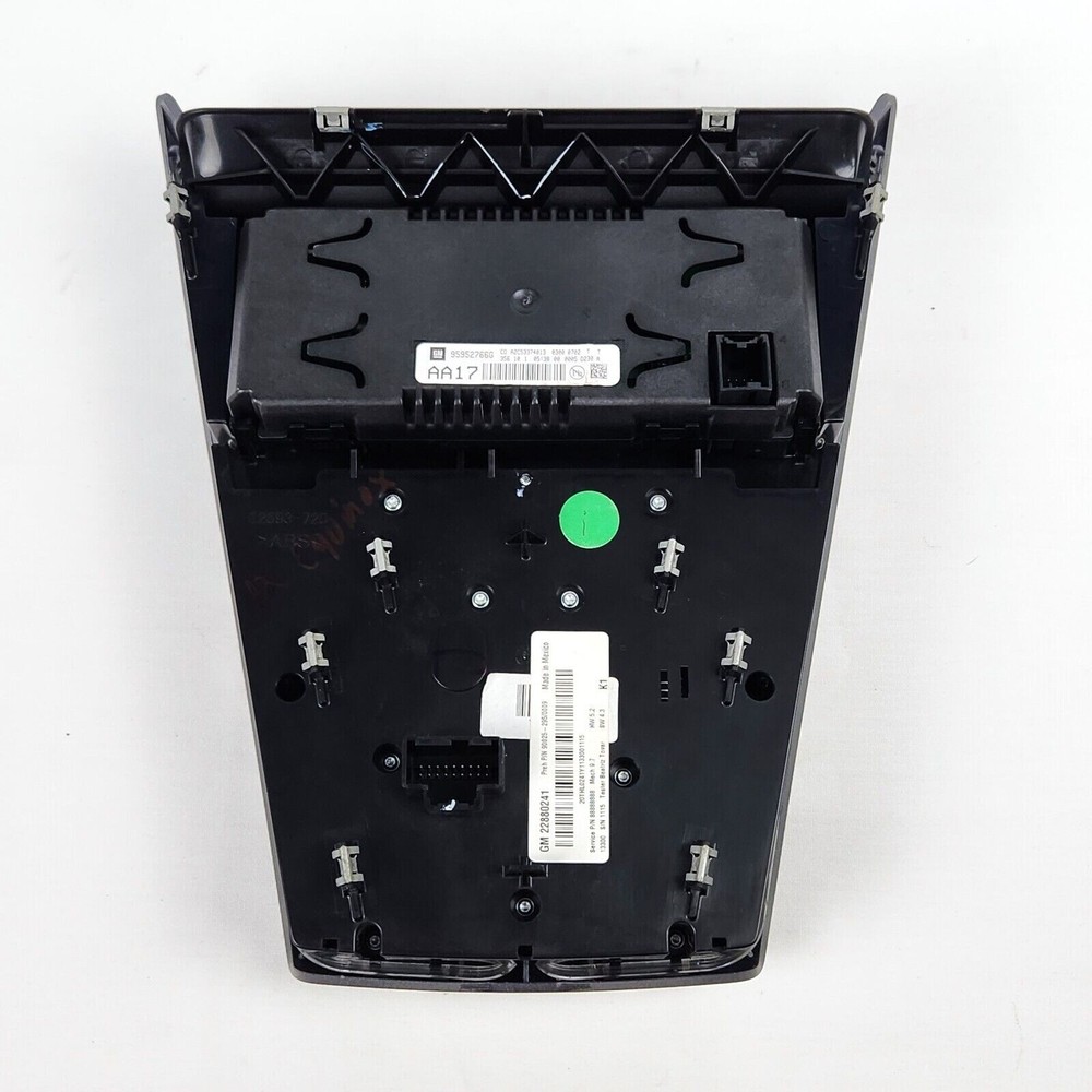 2012 -2015 Chevy Equinox Radio Control Panel AC Heater Temperature Control