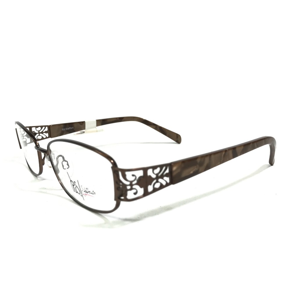 Roberto Steffani AS 79 COL 10 Eyeglasses Frames Brown Rectangular 53-16-135
