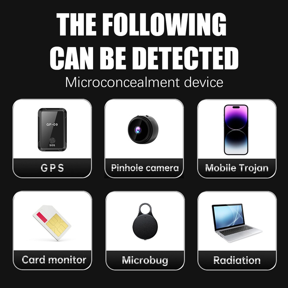 Anti-Spy Camera Wireless RF Detector GSM GPS BUG Tracker Finder Scanner Device
