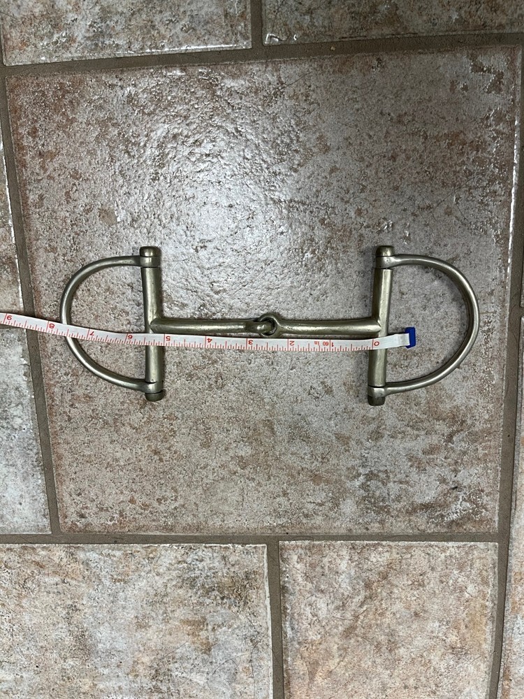 Racing D ring snaffle, sz 5”
