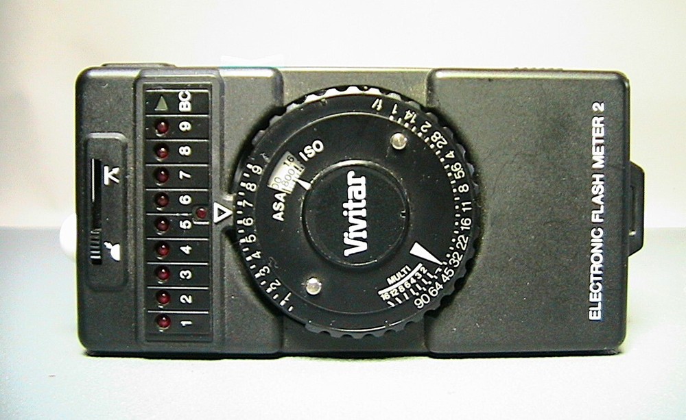 Vivitar EFM-2 Electronic Flash Meter 2 With Case Black