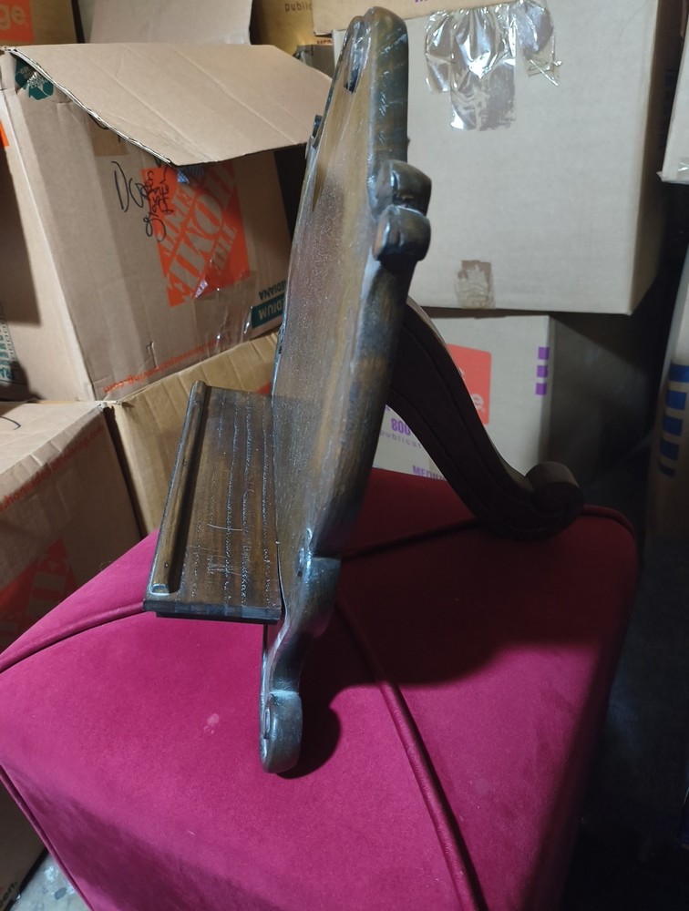 Antique Walnut Book Stand