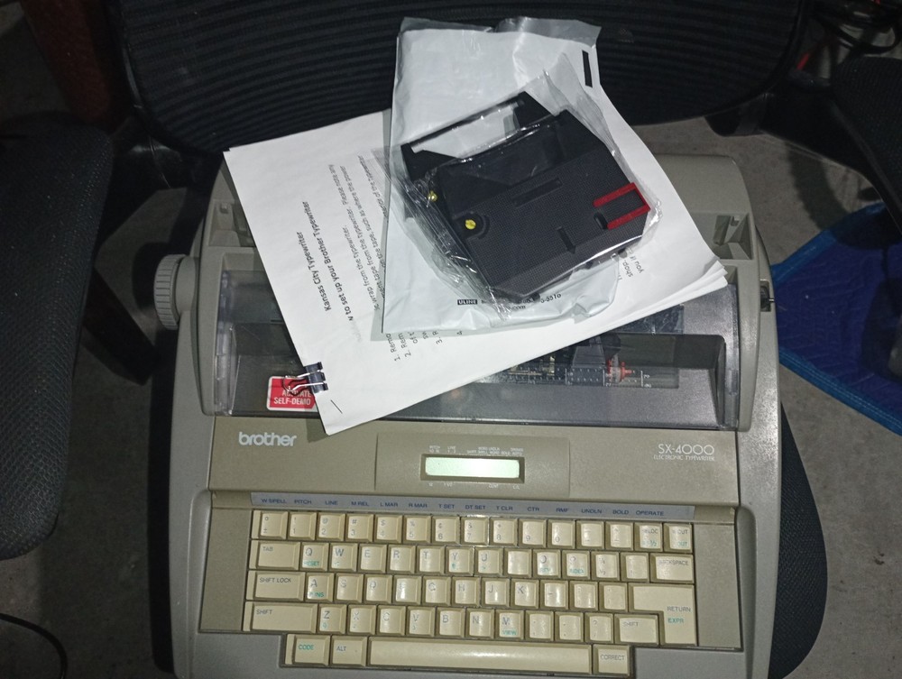 Brother SX-4000 Electronic Typewriter Word Processor Tested