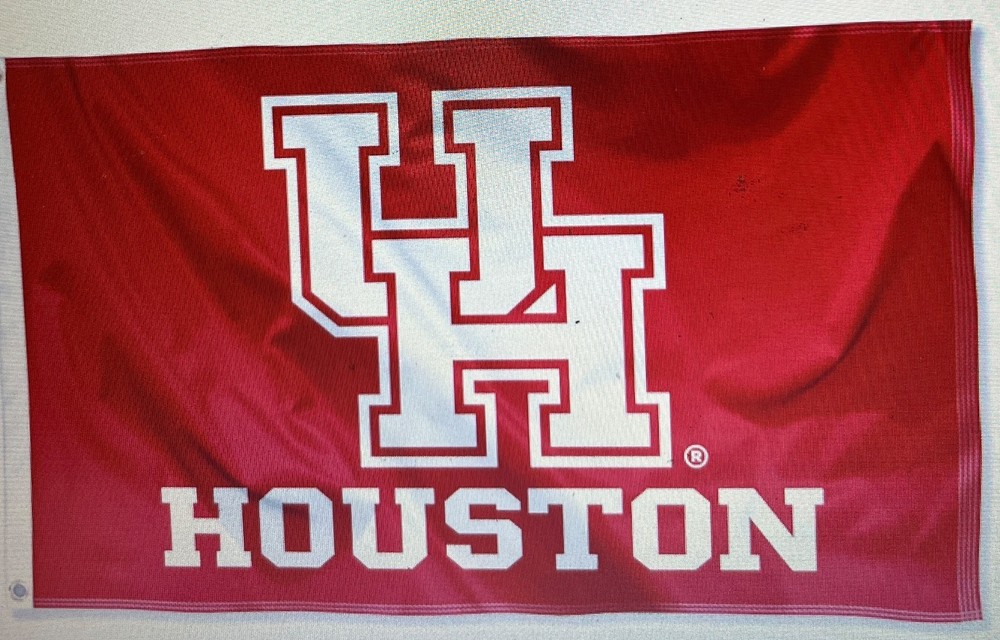 HOUSTON COUGARS 3' x 5' polyester flag