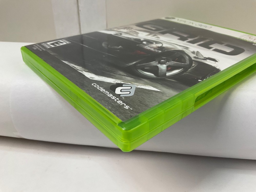 *Manual Insert & Case Only* Grid Racing Microsoft XBOX 360 *Replacement OEM