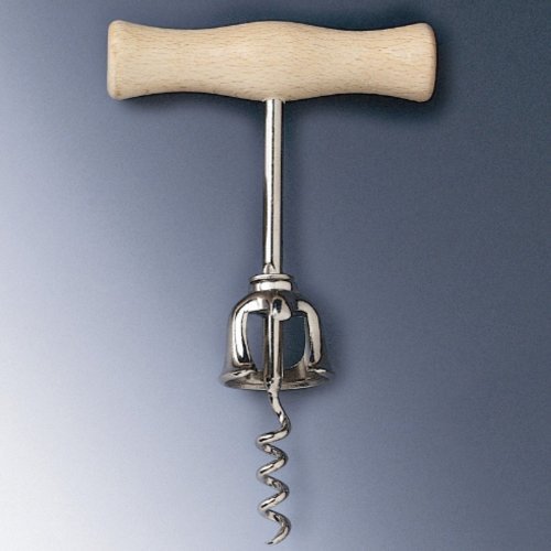 Power Corkscrew Beechwood Handle with Open Spiral