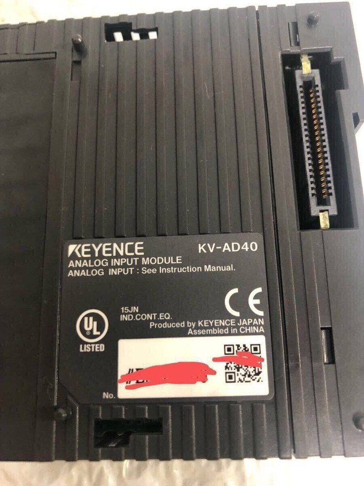 KEYENCE KV-AD40 Analog Input PLC Module w/ Warranty USED #5
