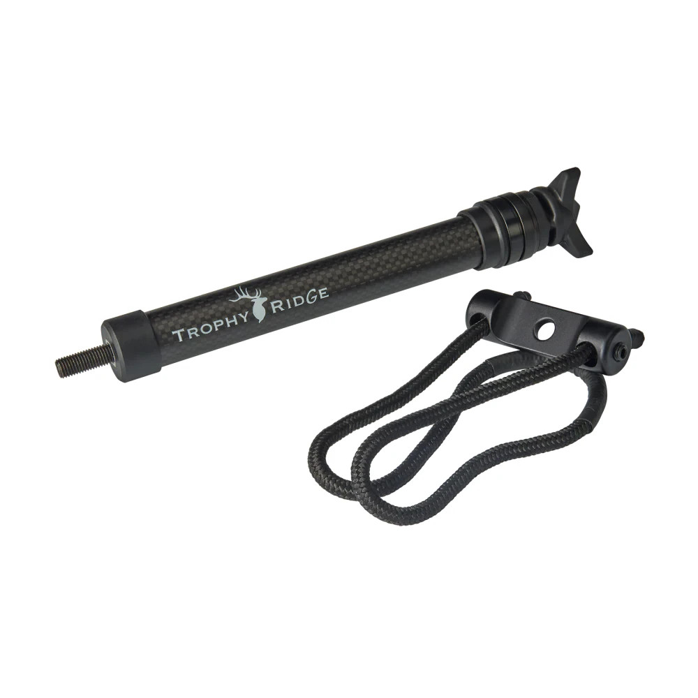 @NEW@ Trophy Ridge 8" Shock Stop Compound Bow Stabilizer & Wrist Strap! AS1708
