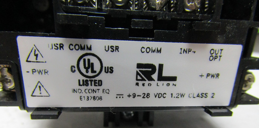 🔥RED LION CONTROLS DIGITAL PANEL CONTROL 9- 24 VDC CUB5I WITH PANEL MOUNT