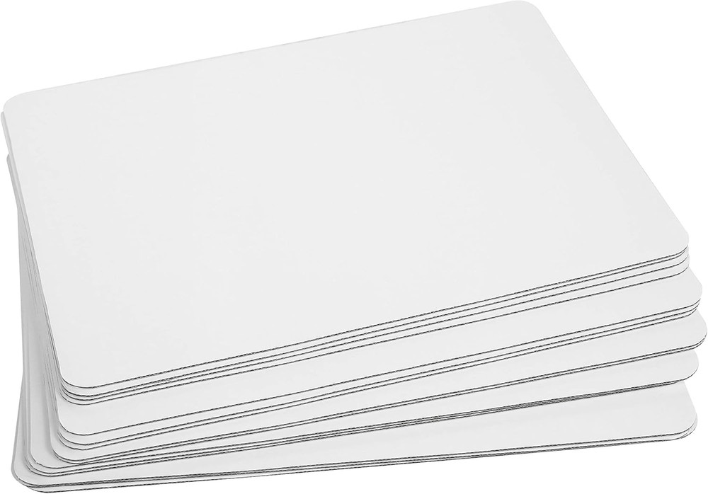 White Quarter Cake Sheet 13.75” X 9.75” Cake Board Sturdy Rectangle Greaseproof