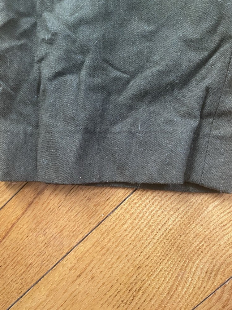 US GI Vintage Trousers Wool 18 Oz, Sz Medium Short, Preowned Nice