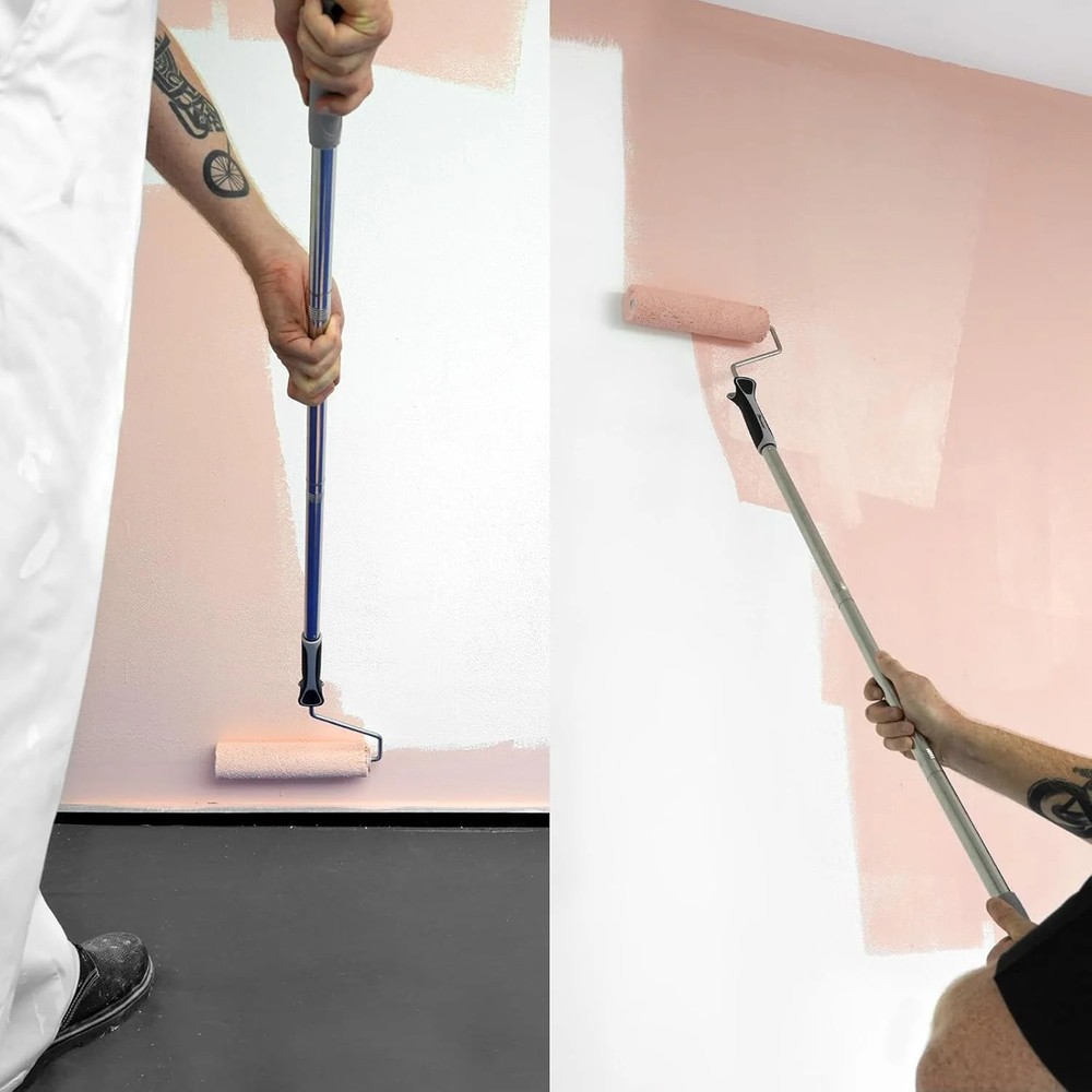 9 Inch Paint Rollers Kit With Extension Pole-9" Paint Rollers, Extend