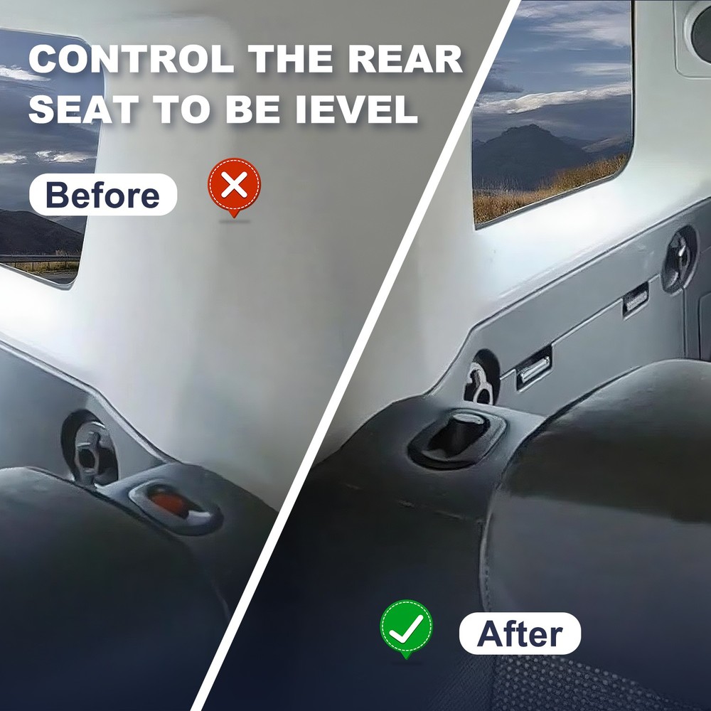 2Pcs Rear Seat Back Lock Release Button Plastic for 2003-2009 4Runner Toyota