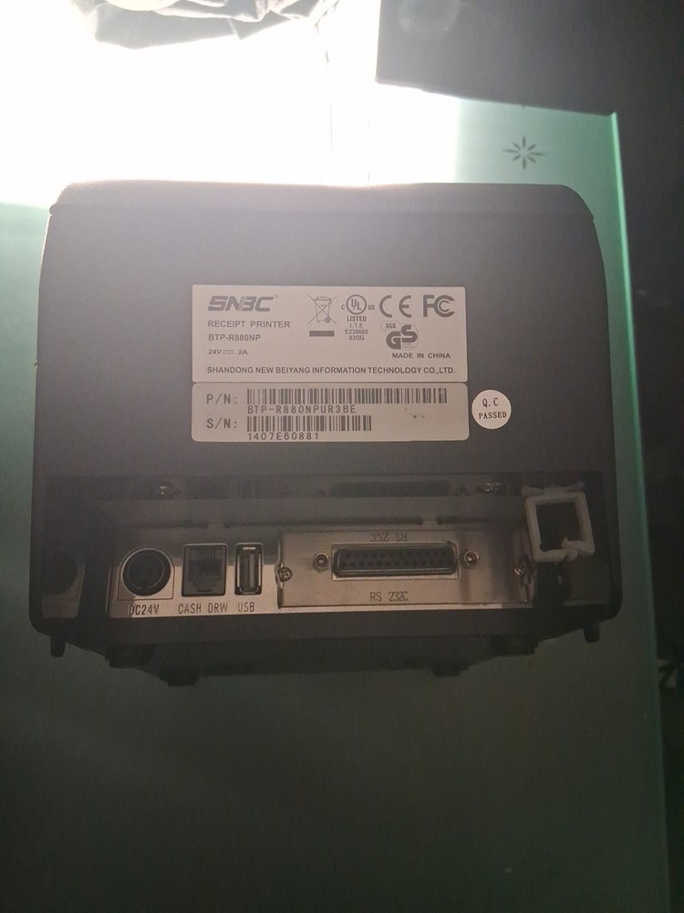 SNBC BTP-R880NP POS Receipt Printer - Black