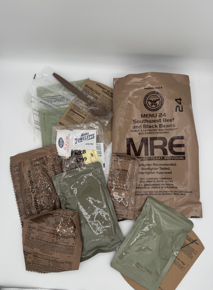 MRE Menu 24- Southwest Style Beef and Black Beans