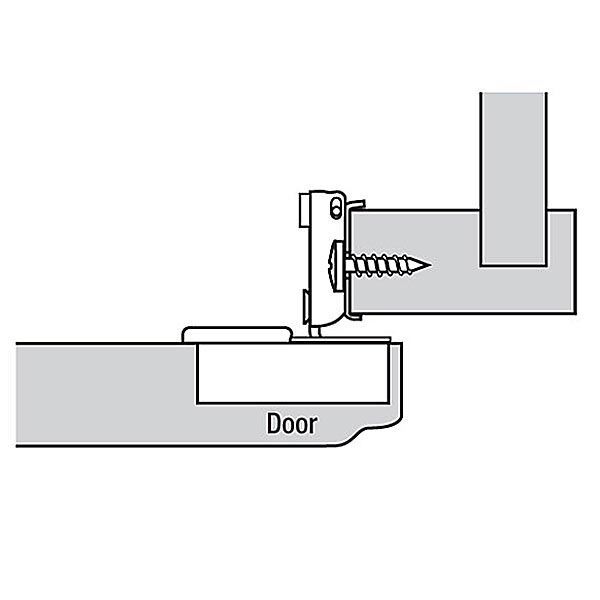 Compact Hinge 1/2" Face Frame (2)