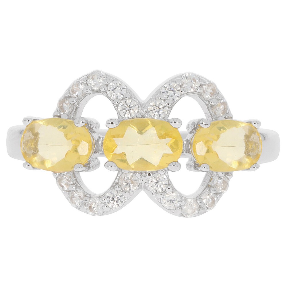 Sterling Silver Semi Mount Ring Setting Oval OV 6X4mm Topaz Solid