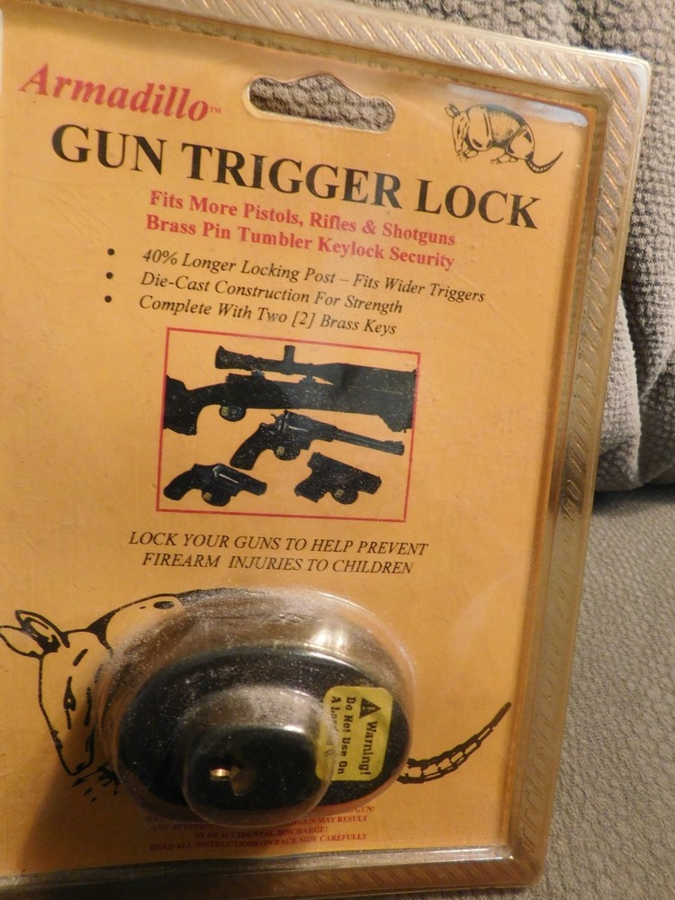 Armadillo Gun Trigger Lock Vintage