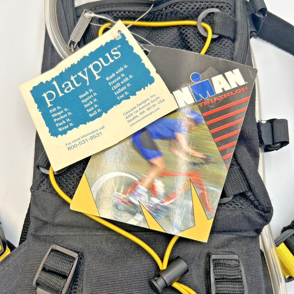 IRONMAN TRIATHLON RAINBOW FALLS HYDRATION PACK BACKPACK PLATYPUS NEW WITH TAGS