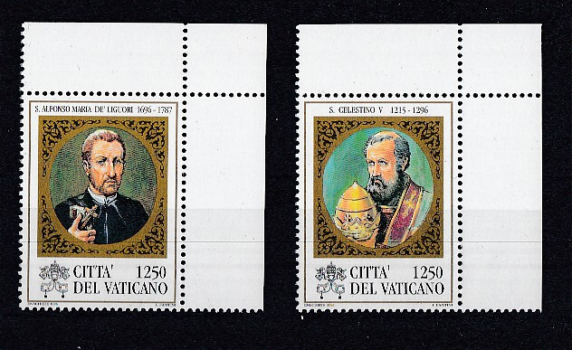 Vatican 1188-89 Pope Celestine (MNH)