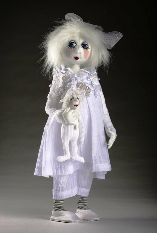 Cloth Art Doll Pattern "Snowdrop" by Jill Maas