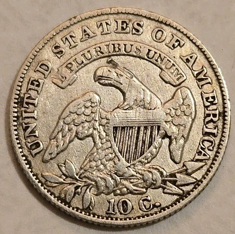 1834 Capped Bust Silver Dime