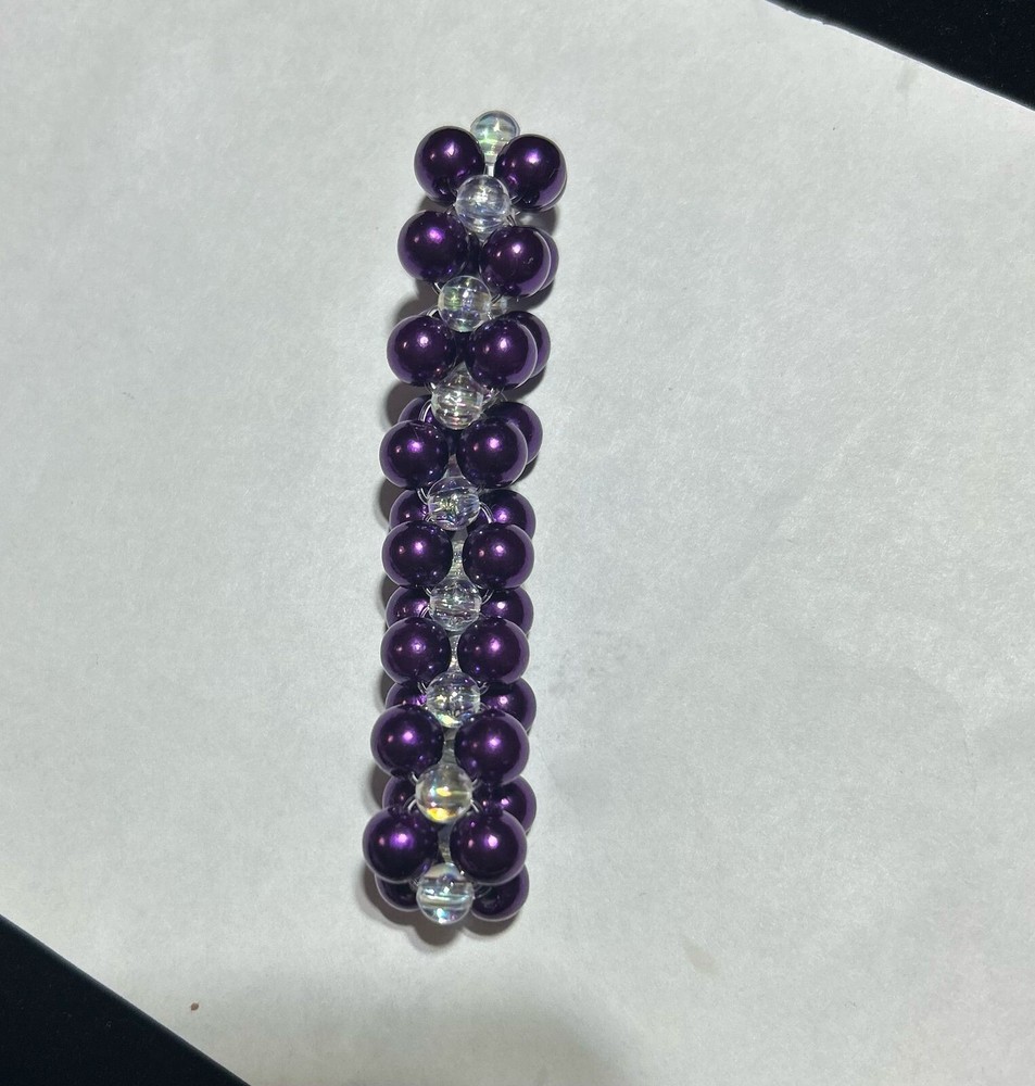 Handmade beautiful unique beaded Elastic bracelet