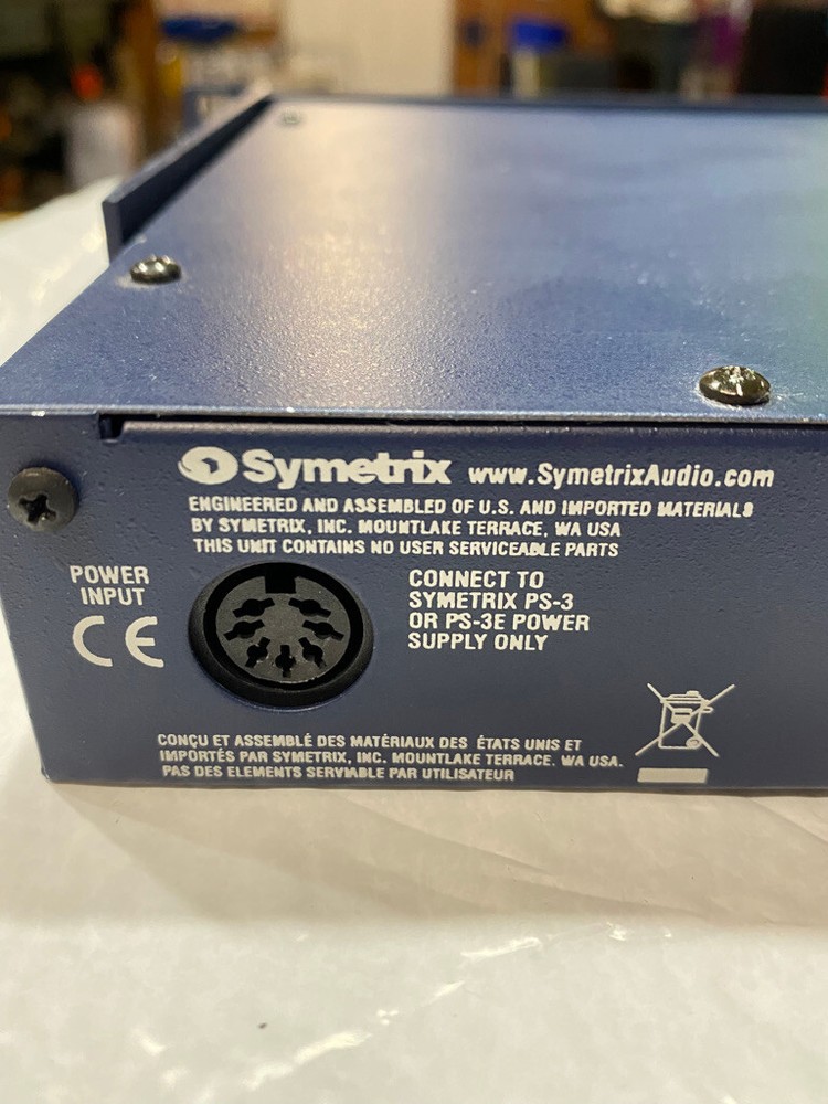 Symetrix 322 - 2 Input 2 Output Multi-Function DSP Processor With rack mount