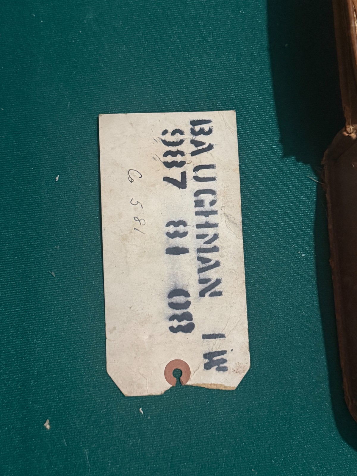 Vintage WWII US Navy Travel Grooming Kit with Laundry Tag Original