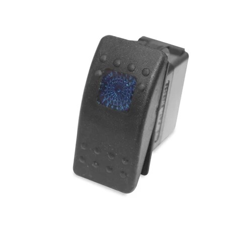 DragonFire Racing Lighted Switch On/Off Rocker Switch Blue Lite