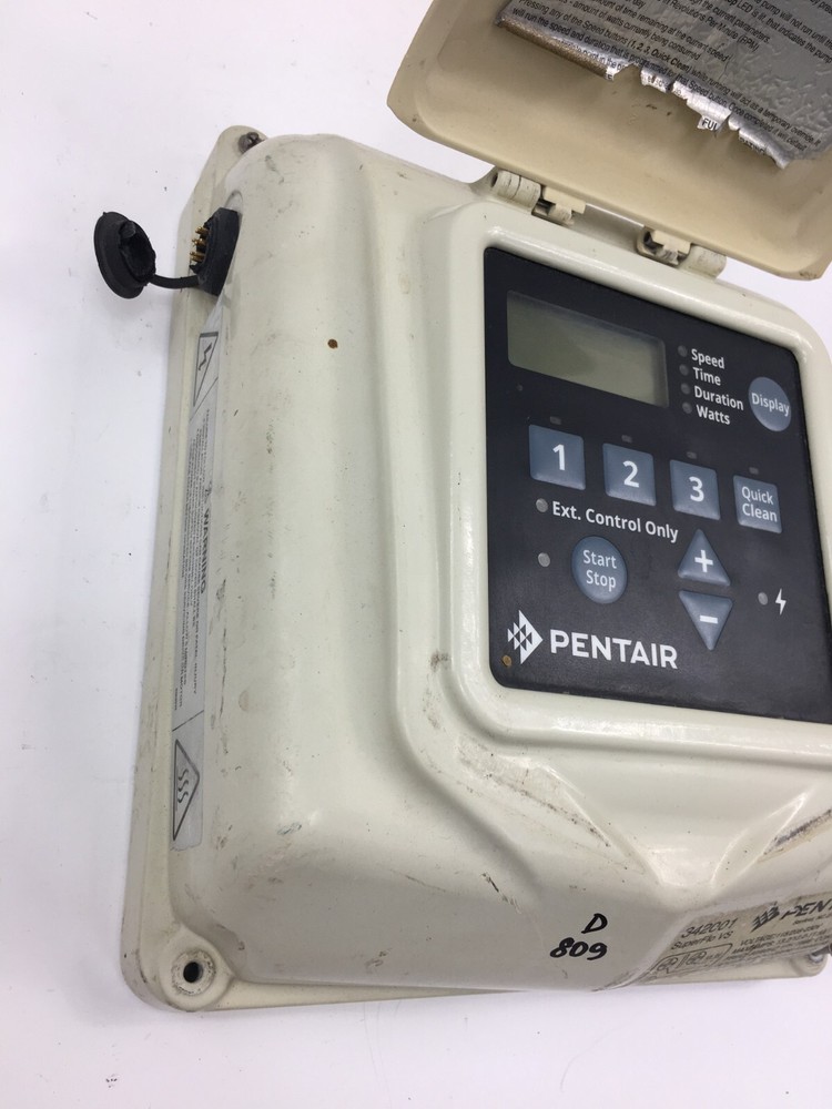 Pentair 342001 SuperFlo Vs Pump Control Panel ONLY used #D809