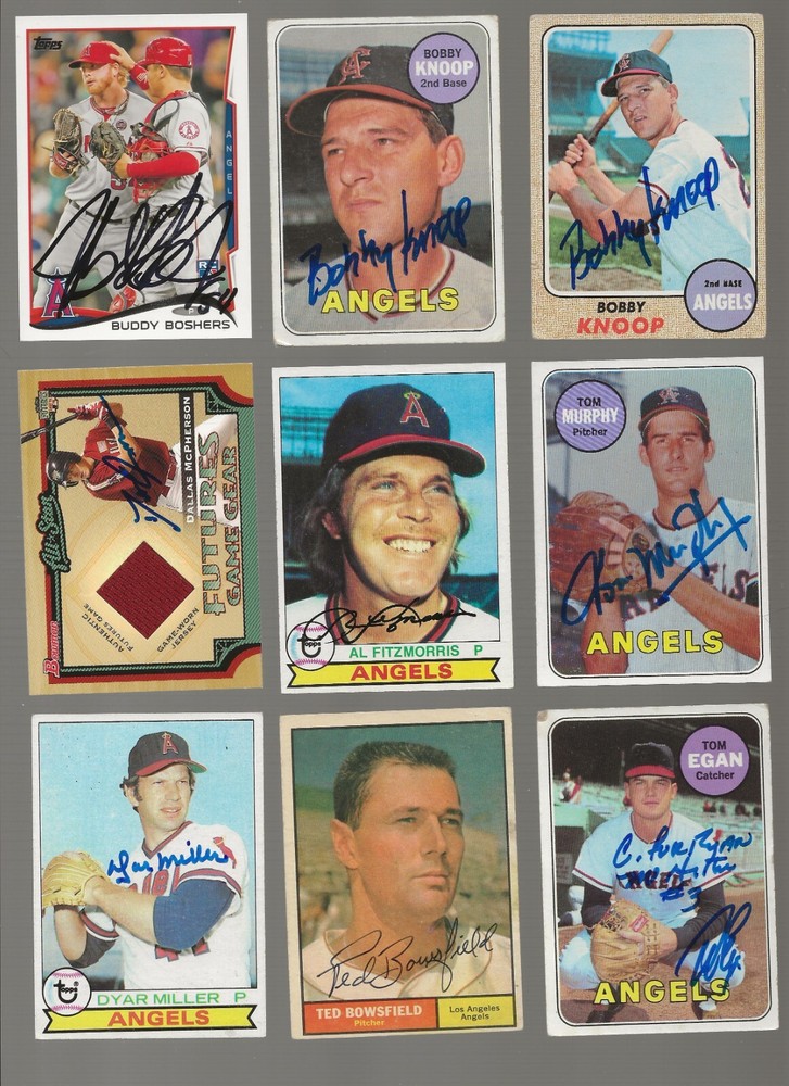 1979 Topps Dyar Millar #313 Angels Autograph