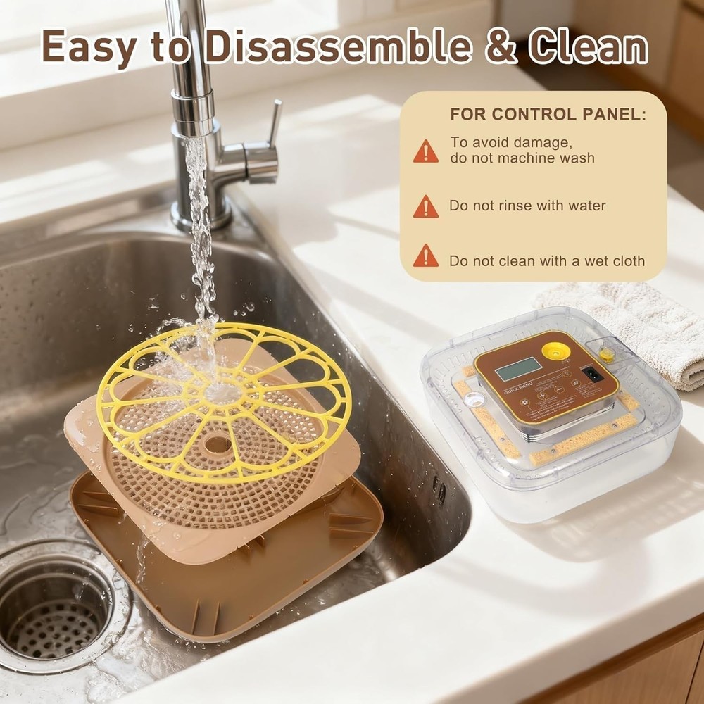 Series IV - 12-Egg Fully Automatic Incubator, Low Maintenance, Sensor-Based P...