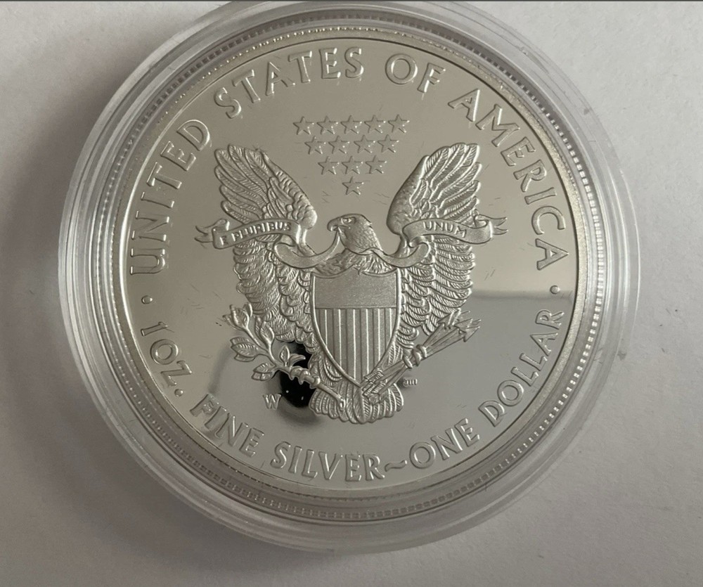 2012-W Proof American Silver Eagle Box, OGP & COA