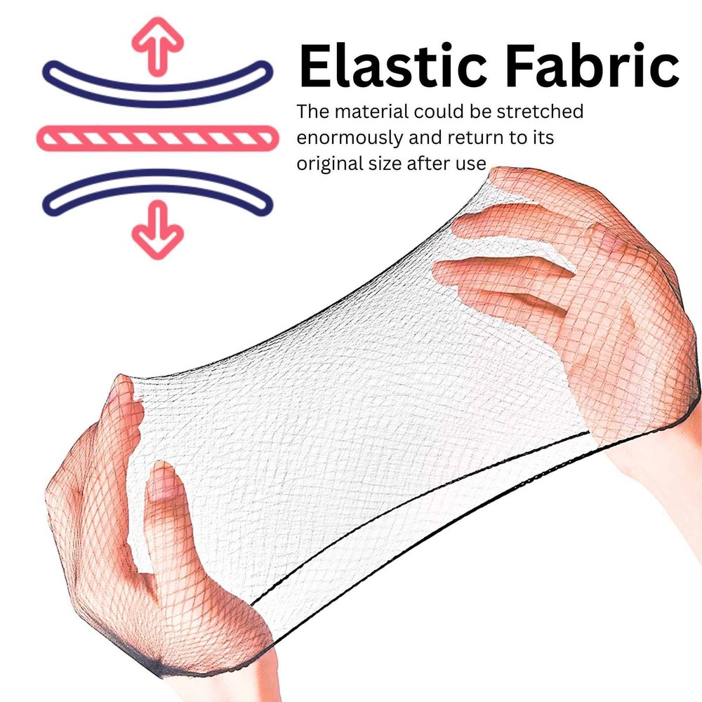 French Mesh Hair Net: 3 Pack