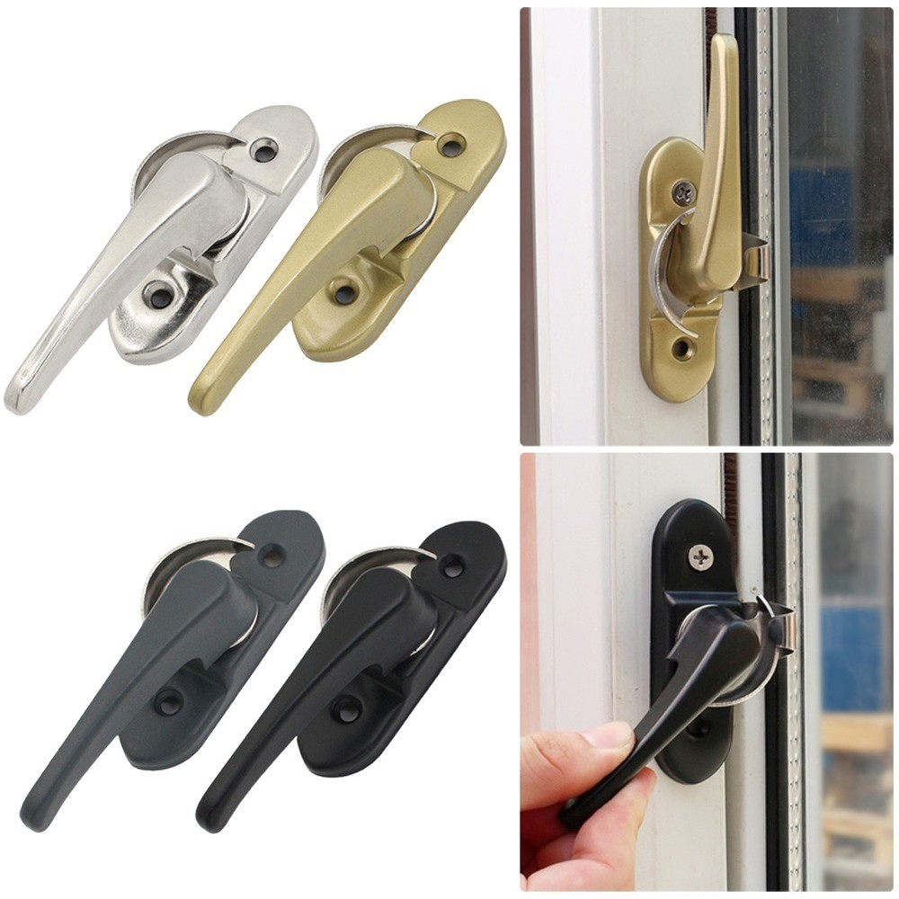 Doublesided Window Safety Lock with Clear Instructions for Simple Setup