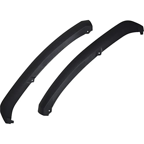 2-Pack Front Bumper Lower Trim Panel Black Plastic Left Right Replacement for