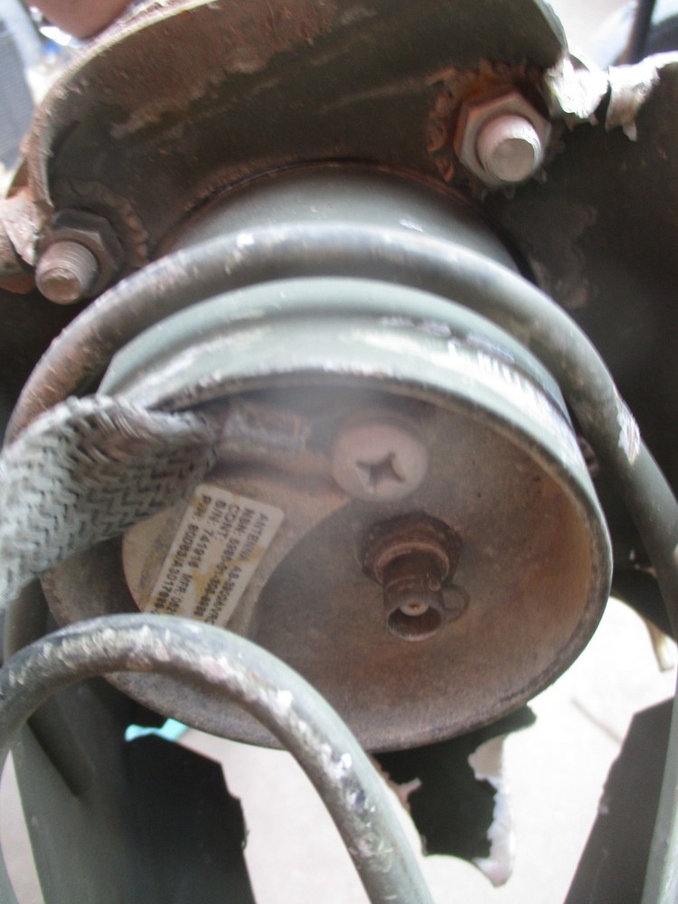 Used Fair Cond 8.5' Whip Antenna & Spring Base AS-3900/VRC, CORRECT for HMMWV