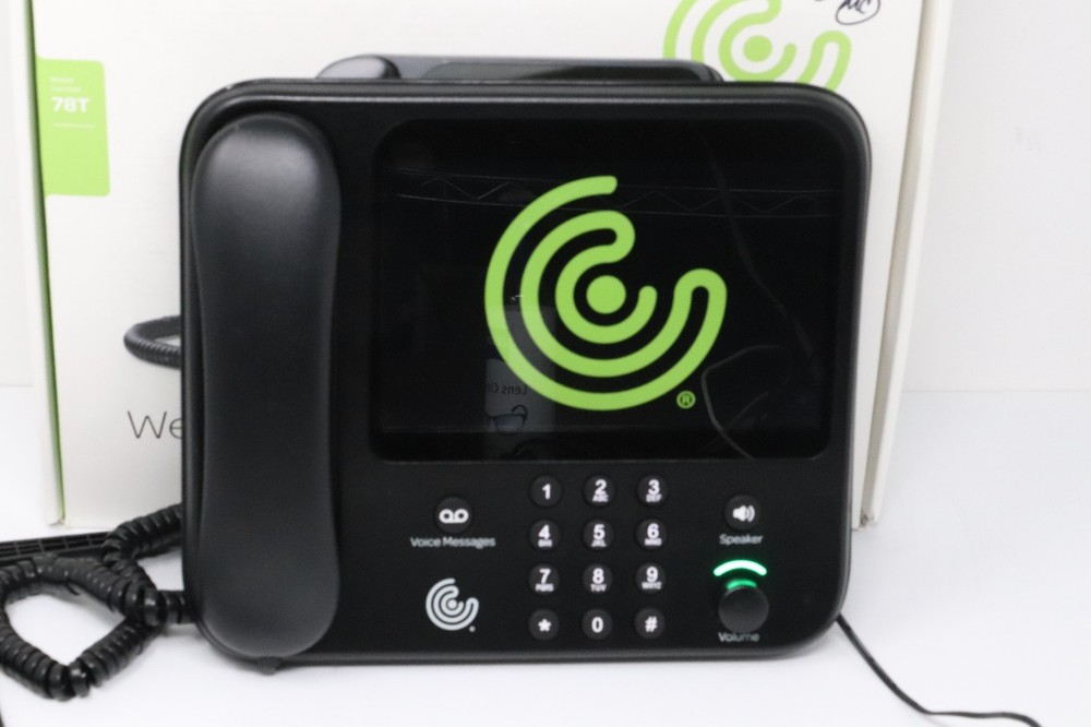 Caption Call Model 78T Hearing Impaired Amplified Touchscreen Phone Captions EUC