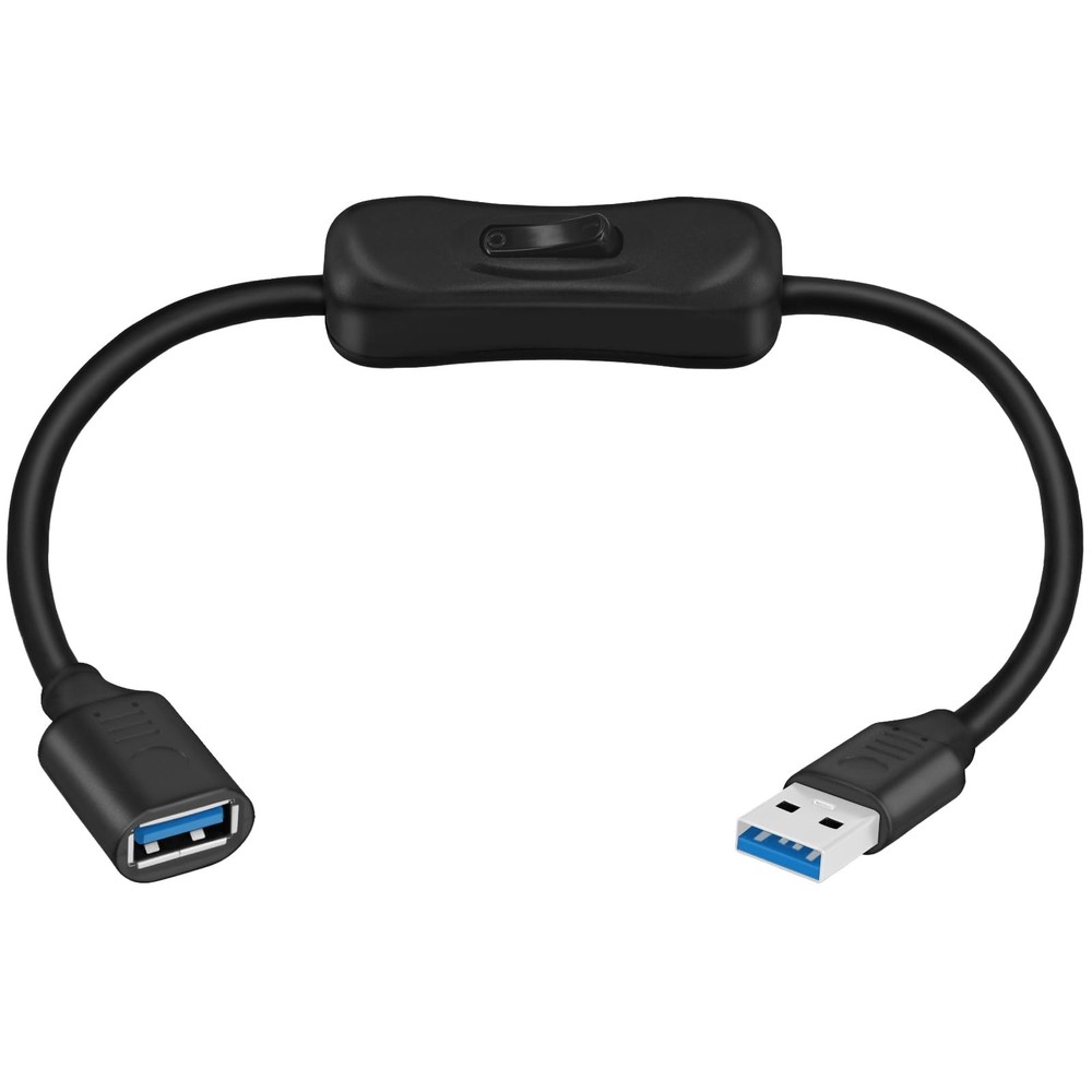 BENACES USB On/Off Switch Power Cable, 5Gbps 3.0 Extension 1FT...