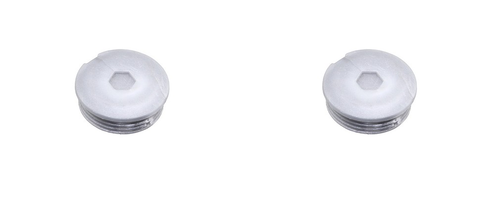 Bike Two Crank Caps Gray.