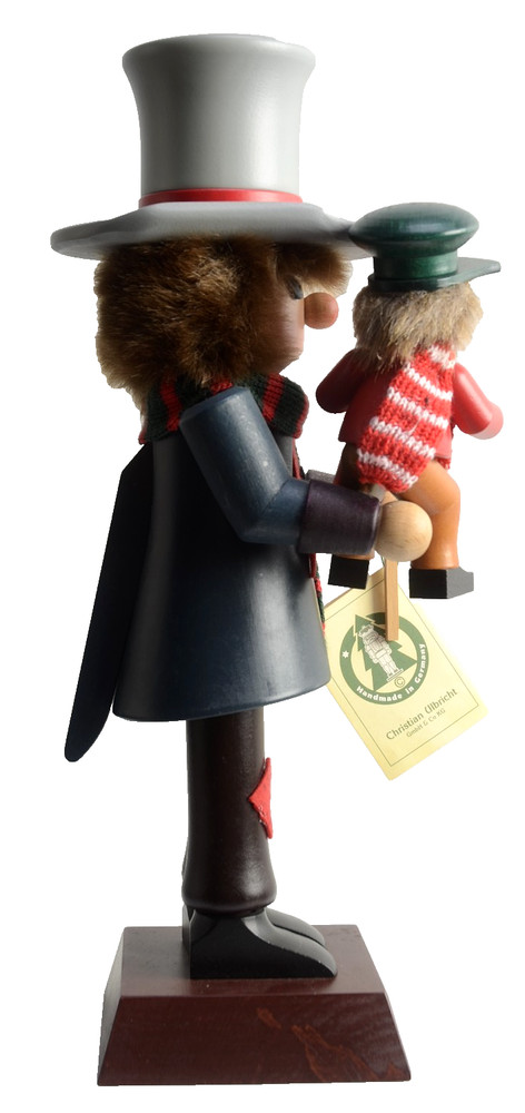 Christian Ulbricht Bob Cratchit w Tiny Tim 16" Nutcracker LE 2097/6000 EUC