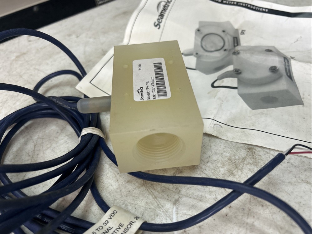 SEAMETRICS SPX-100 LOW FLOW METER 1" NPT