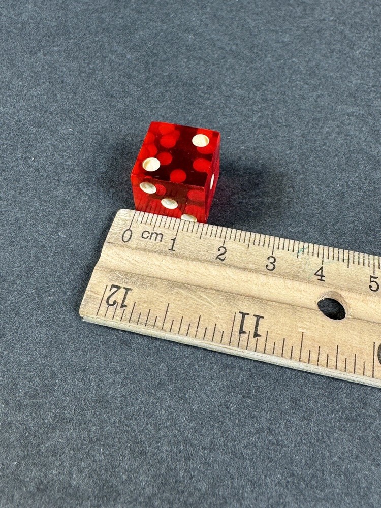 BAKELITE Rare Vintage Red Dice Set