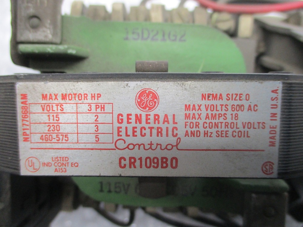 GENERAL ELECTRIC CR109B0 STARTER UNMP