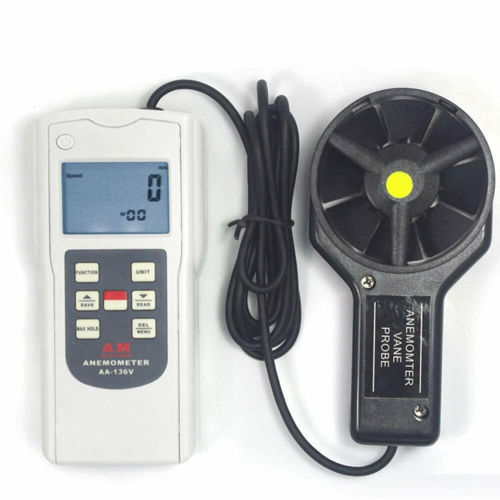 Anemometer Wind Speed Meter Digital Air Flow Meter Data Hold Function